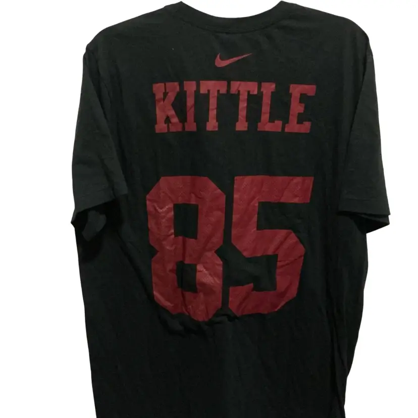 New$40-Nike San Francisco 49ers George Kittle #85 player name and number t-shirt XL