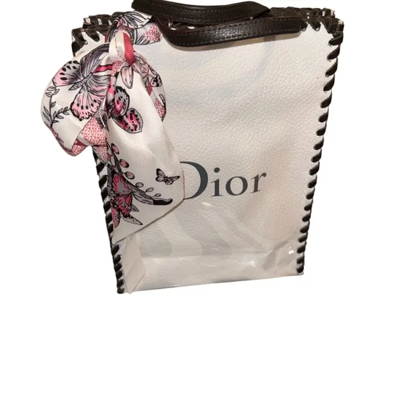 Upcycled Dior Shopping Bag Tote