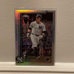 2025 Topps Chrome Ben Rice Refractor RC New York Yankees