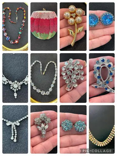 🤩POP UP BEFORE FOOTBALL Blingy Rhinestone Jewelry~You Pick Lucinda’s~Damascene & Micro Mosaics With attic On The Beach👑🤩