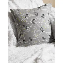 Handmade Pillow Cover 16" x 16" Blackbirds