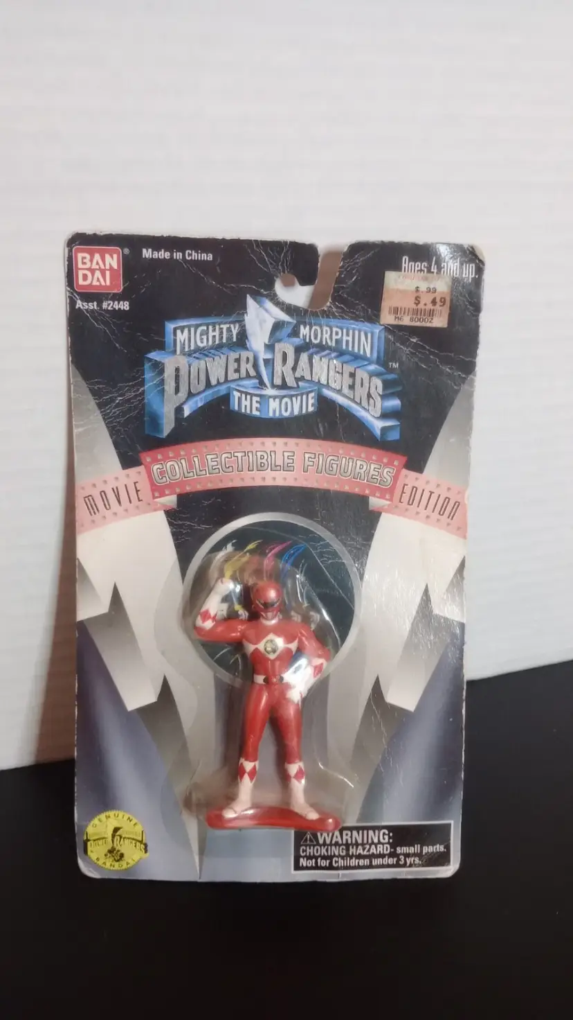 Mighty Morphin Power Rangers 1995 Figure Movie Edition Red Ranger