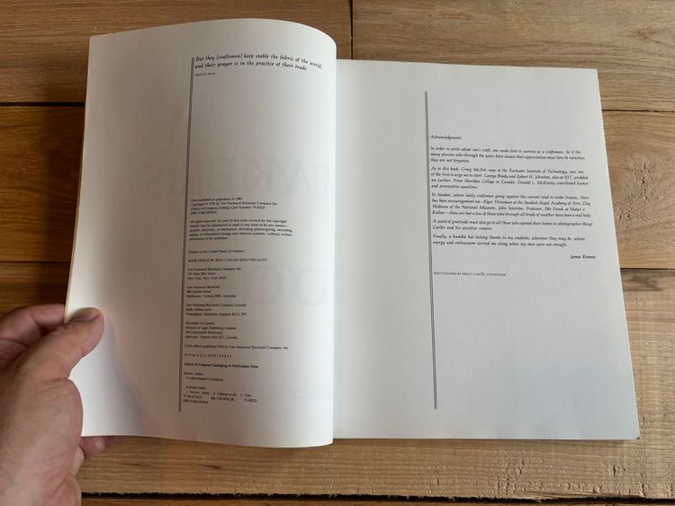 A Cabinetmaker's Notebook by James Krenov