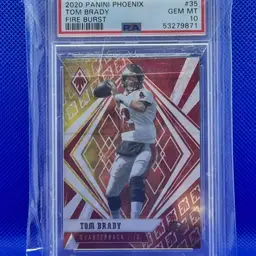 Tom Brady 2020 Phoenix Fireburst PSA 10 Tampa Bay Buccaneers