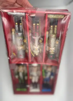 Set Of 6 Nutcracker Ornaments