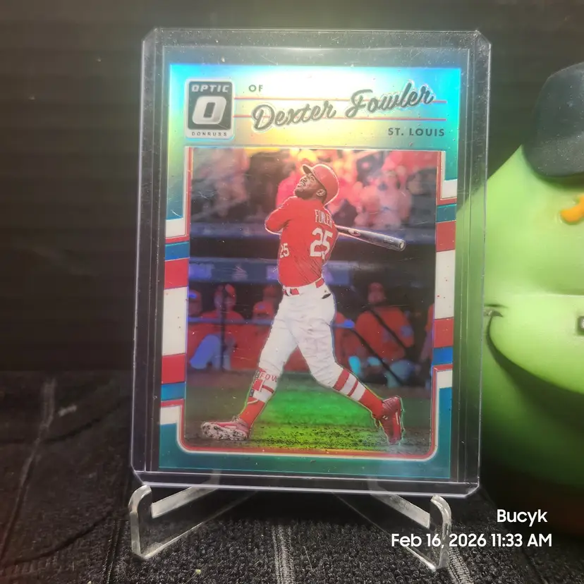 2017 Donruss Optic Teal - Dexter Fowler St. Louis Cardinals 40/299