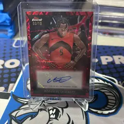 Immanuel Quickly Red Geometric Auto /10!! 😳
