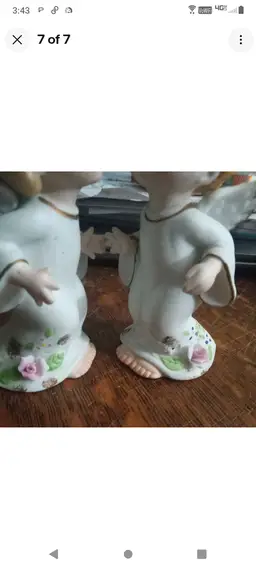 George Good Kissing Angel Figurines