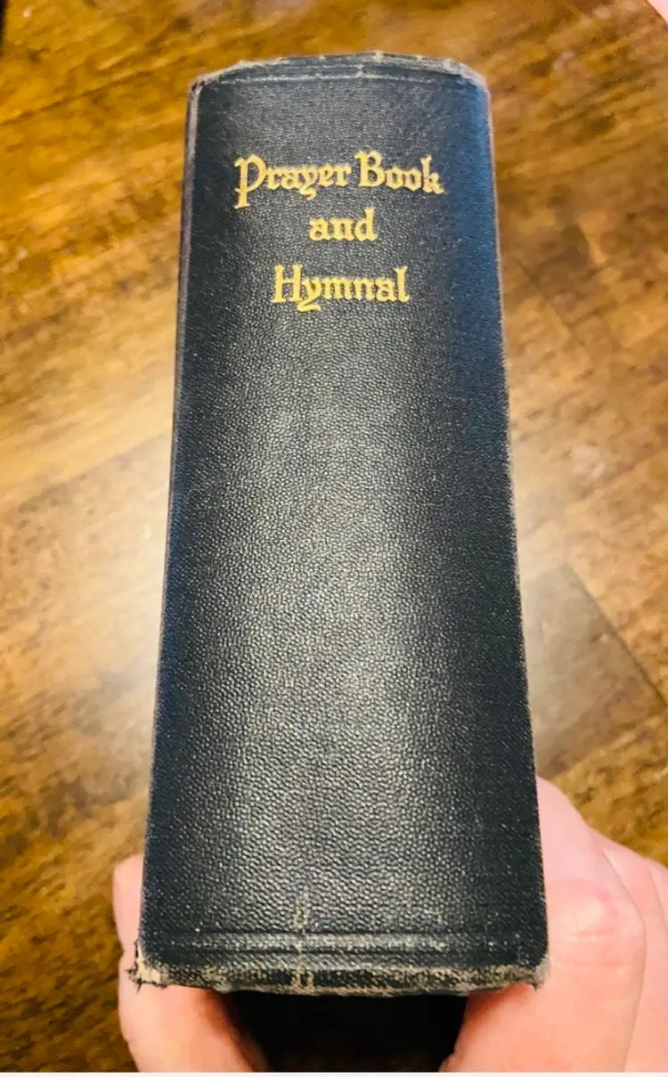 Antique The Book of Common Prayer and Hymnal CottageCore Religious Rustic Farmhouse Traditional