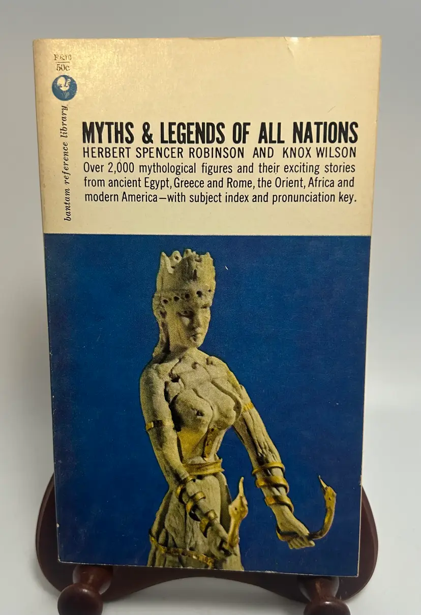 Vintage 'Myths & Legends of All Nations' By Herbert Spencer/Knox Wilson 1961 Bantam Books