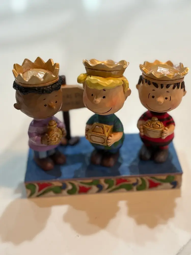 JIM SHORE PEANUTS PRACTICE MAKES PERFECT THREE KINGS 2015