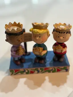 JIM SHORE PEANUTS PRACTICE MAKES PERFECT THREE KINGS 2015