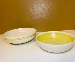 Vintage 1960s Franciscan Hacienda Serving Bowls Mid Century Modern California Casual Retro