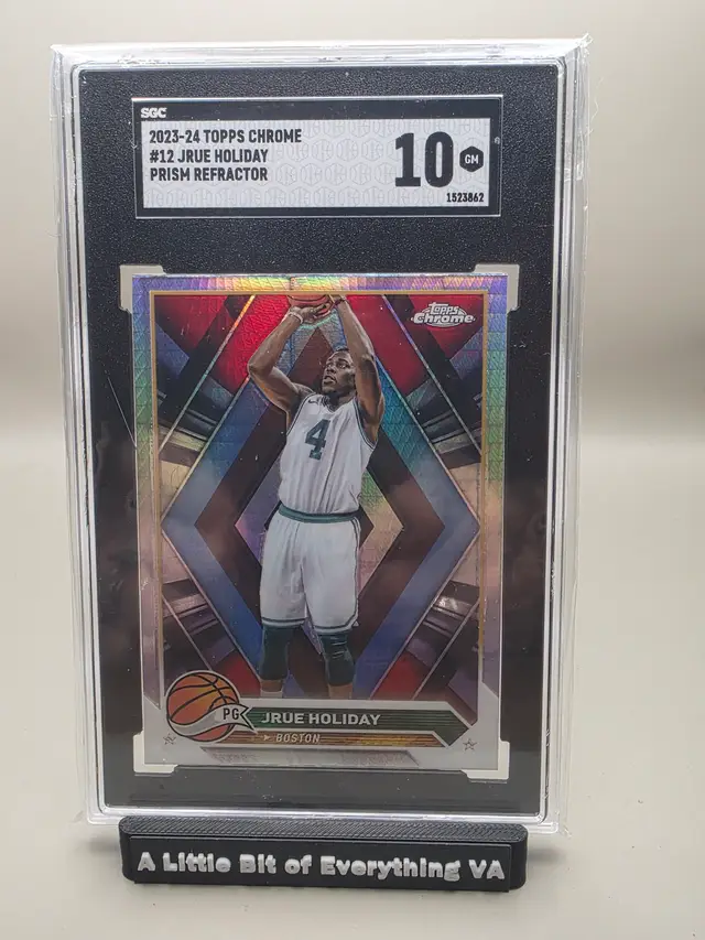 Jrue Holiday #12 2023-24 Topps Chrome - Prism Refractors SGC 10