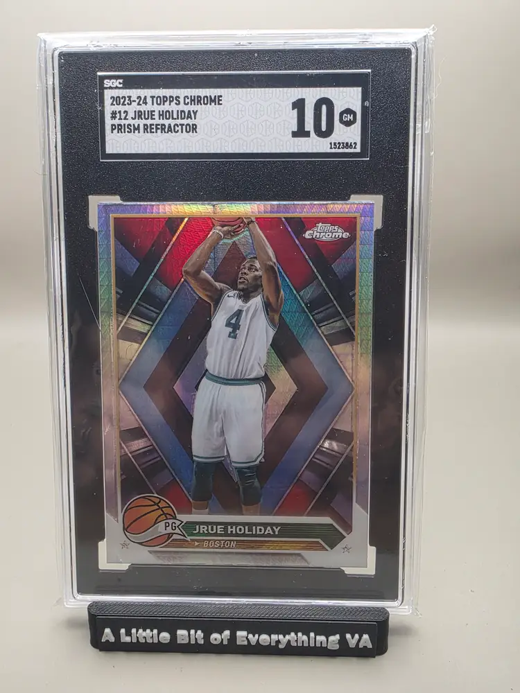Jrue Holiday #12 2023-24 Topps Chrome - Prism Refractors SGC 10