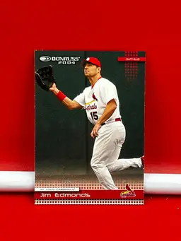 2004 Donruss Collector Baseball Trading Card Cardinals Jim Edmonds #343