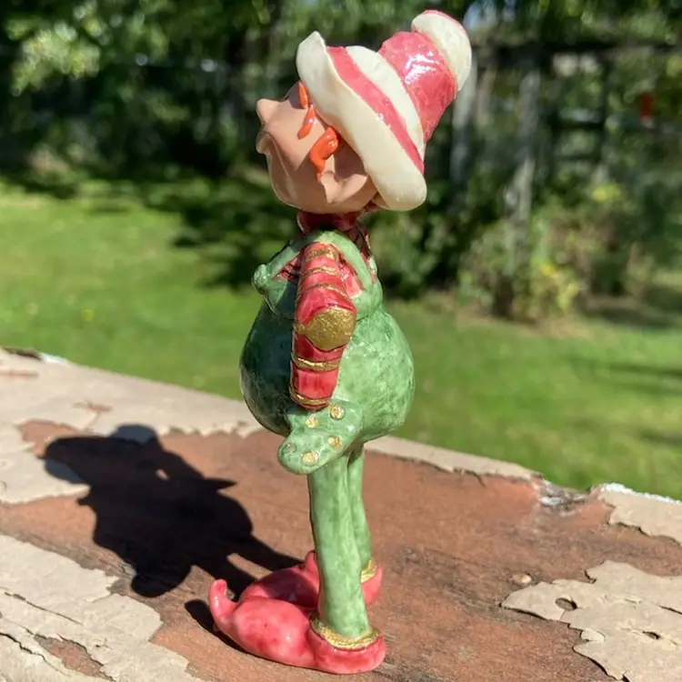 2000 Nancye Williams Elf Figurine NW8502, Coyne’s & Company. 4 5/8”h. *Read