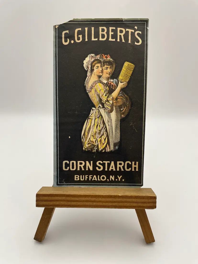 Paper Label For C. Gilbert’s Corn Starch, Buffalo, N.Y.