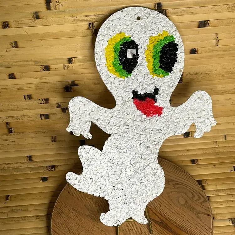 Ghost Melted Plastic Popcorn