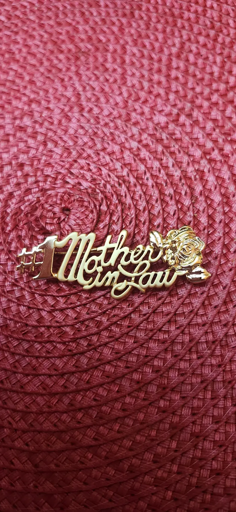 Mother-in-Law Gold Tone Brooch Danecraft