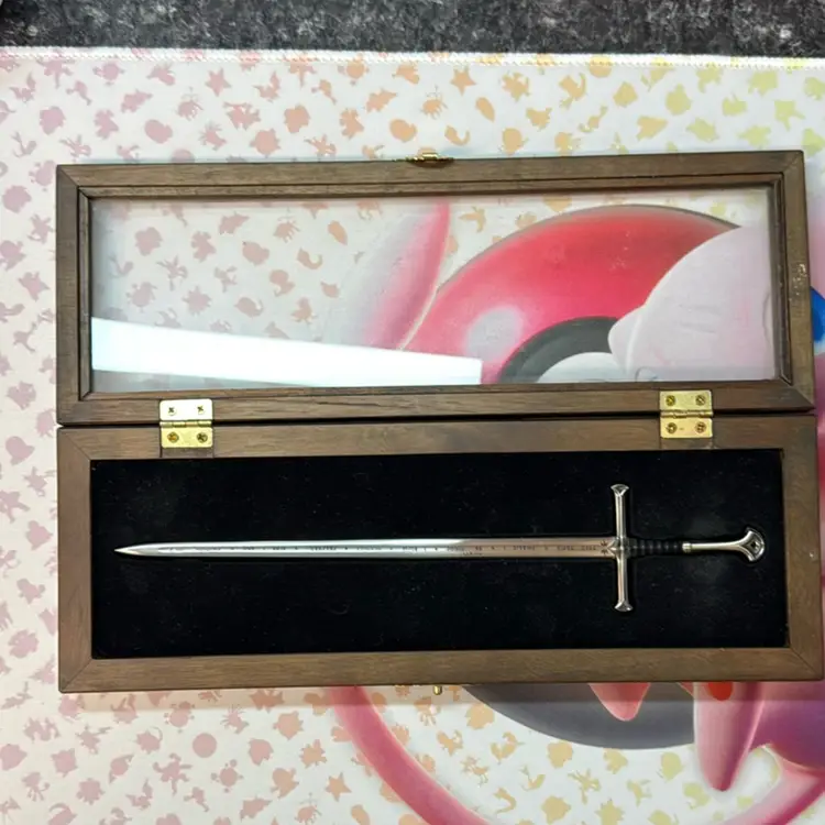 Lord of the Rings Swords of Middle-Earth ANDURIL Miniature Letter Opener w/ 10” Box