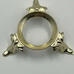 Gold Plastic Paperweight Stand