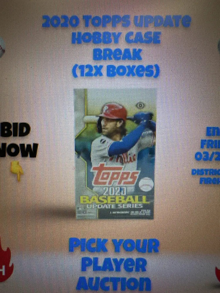 2020 Topps Update PYP Hobby Case