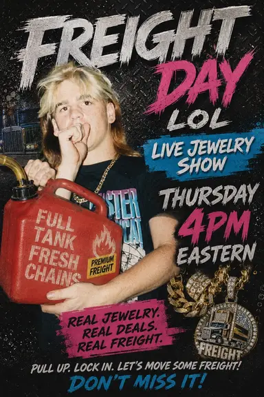 Freight Day Live Jewelry Show Hahahahahaha