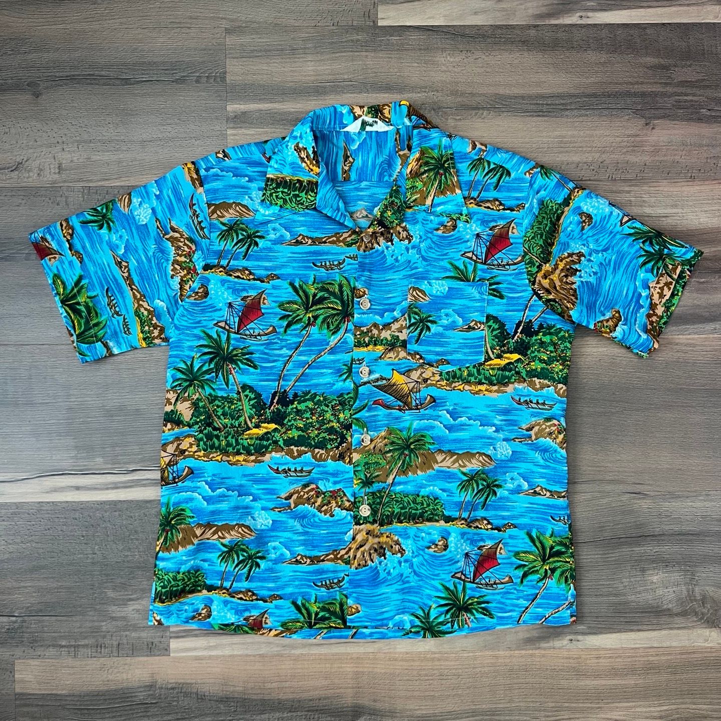 60s 70s ヴィンテージ ROYAL HAWAIIAN ロイヤルハワイアン アロハ 
