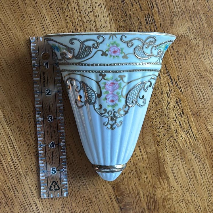 Antique Wall Pocket Vase