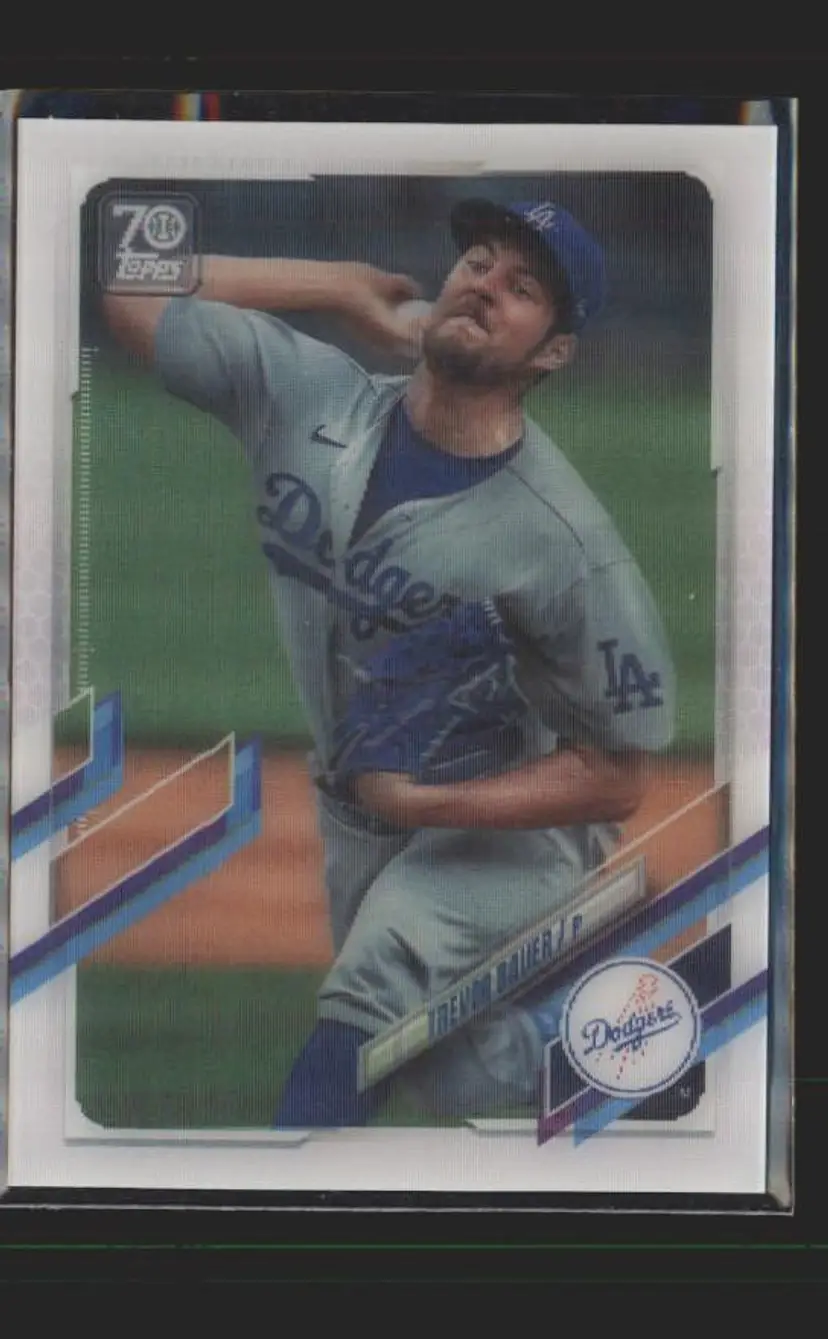 2021 Topps On-Demand Set 6: MLB 3D #650 Trevor Bauer - (138) - Los Angeles Dodgers