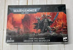 Warhammer 40K Black Legion of Chaos Space Marines ABADDON THE DESPOILER 40 000