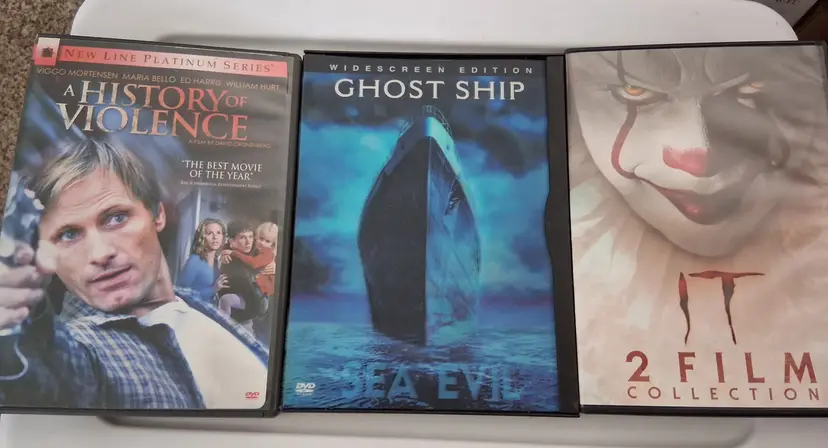 Thrilling DVD Collection: A History of Violence, Ghost Ship, IT