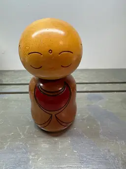 Stamped Monk Kokeshi