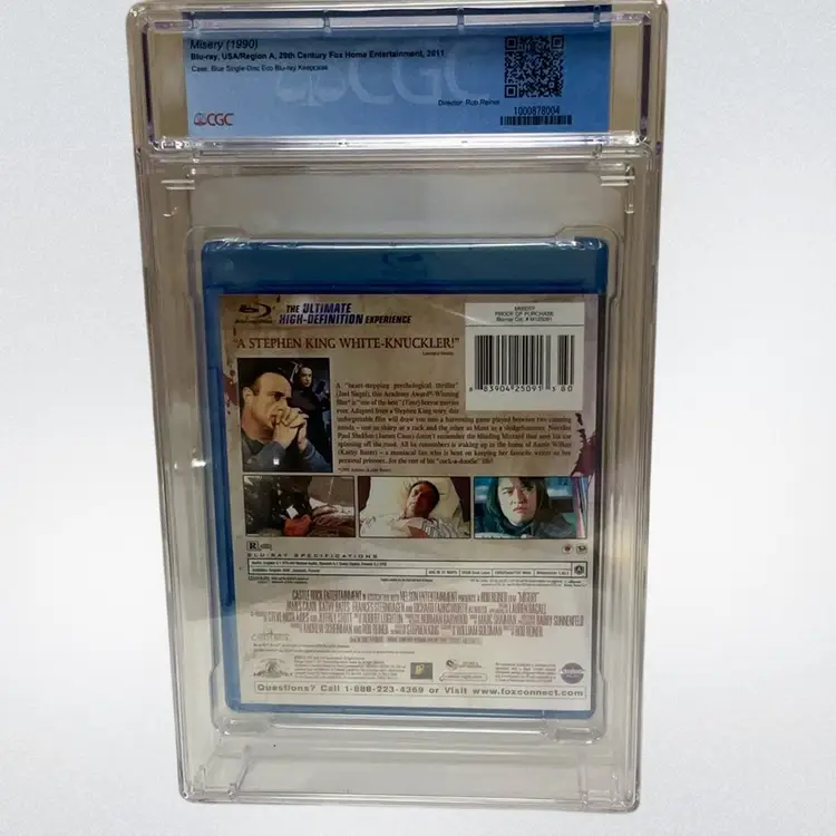 Misery Blu-ray DVD CGC Graded 8.5 A+ 20th Century Fox 2011 Sealed