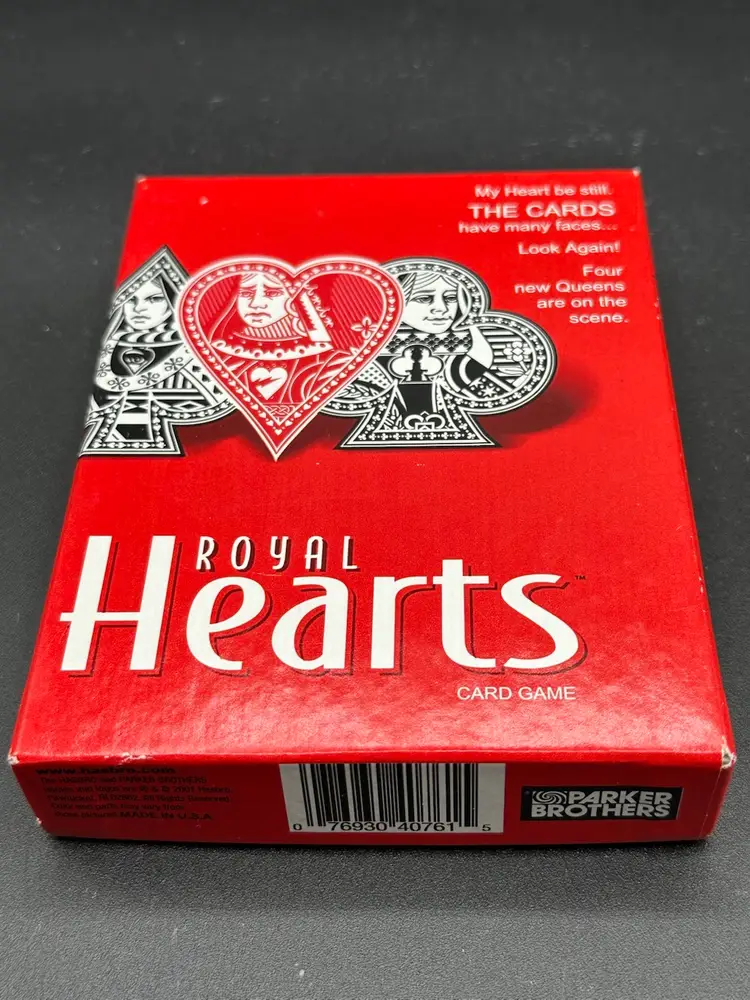 Royal Hearts Card Game - Parker Brothers/ Hasbro - Boxed  2001 - COMPLETE