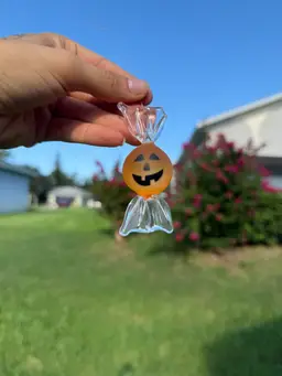 🎃Lucite Halloween Twist Candy Ornament🎃