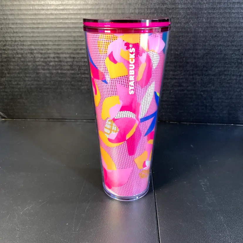 Starbucks 24oz. Pink Peony Tumbler Spring 2023 AS IS