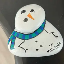 I’m Melting Painted Rock – Made By Me