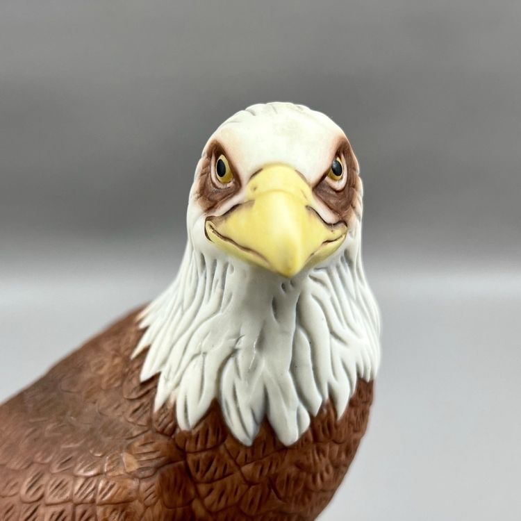 Pride Of America American Bald Eagle Porcelain 8" Statue Avon 1982 Taiwan