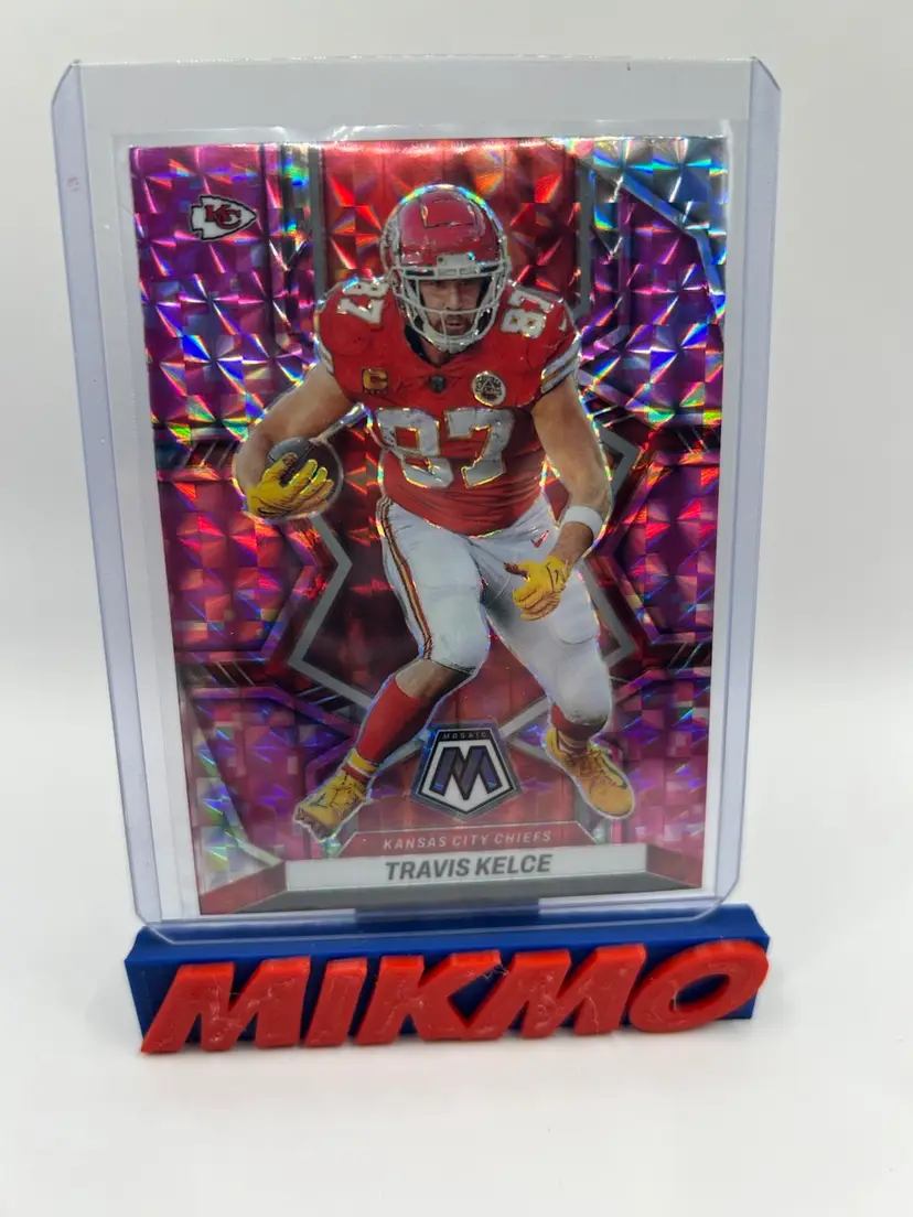 Travis Kelce 2022 Mosaic Pink Camo Chiefs