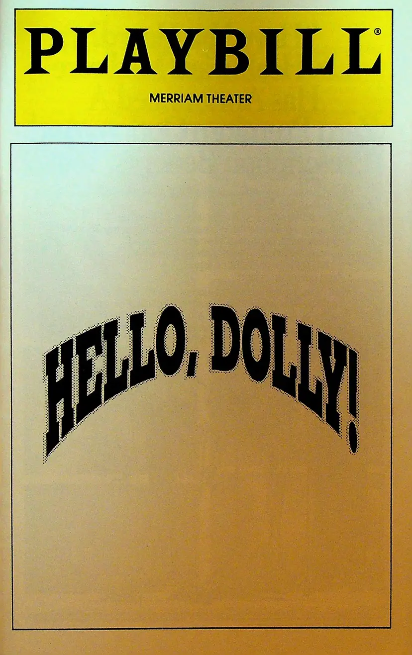 Hello Dolly Playbill 1995 Carol Channing