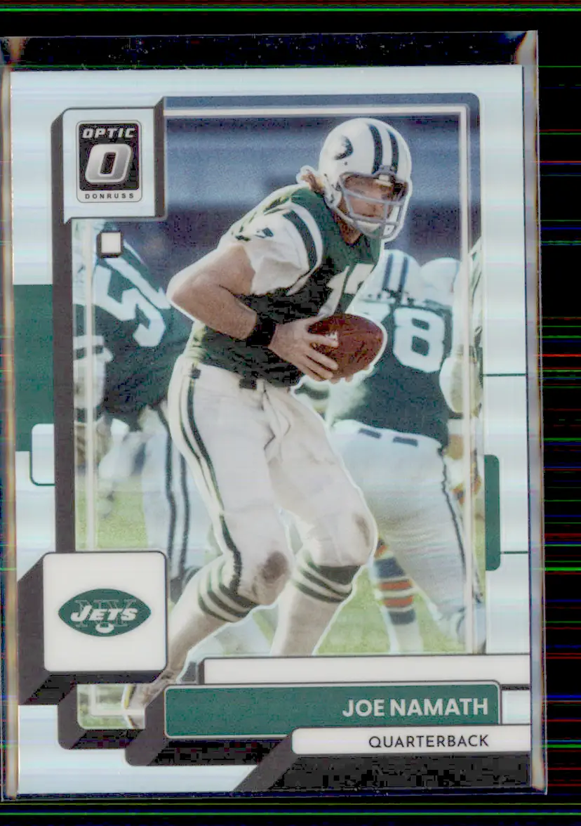 Joe Namath 2022 Donruss Optic Holo Silver #156 - New York Jets - (130-333)