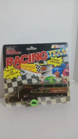 Racing Champions Racing Team Transporter Davey Allison 1:87 Diecast Vintage