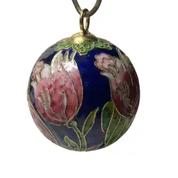 Vintage Cloisonné Christmas Ornament *(does Not Including Hanger) New York & Co