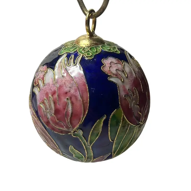 Vintage Cloisonné Christmas Ornament *(does Not Including Hanger) New York & Co