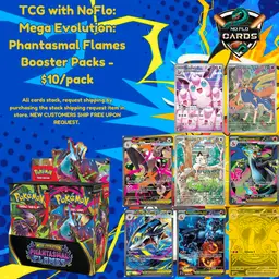 TCG With NoFlo: Mega Evolution: Phantasmal Flames Booster Packs