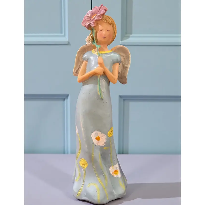 Whimsical Angel Resin 7.5” x 1.5”