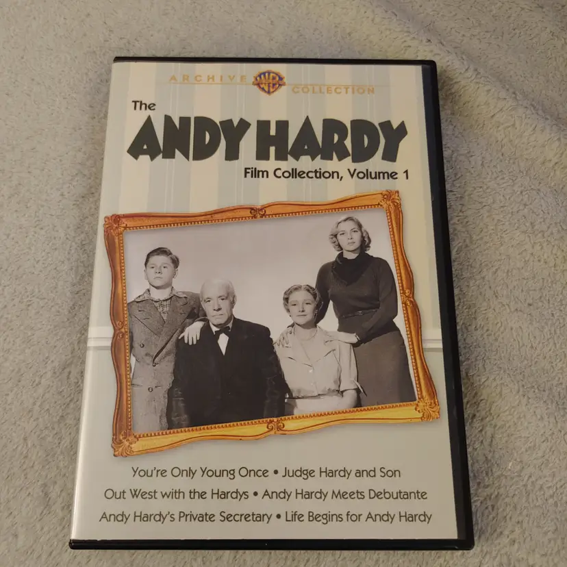 DVD. The Andy Hardy film collection, volume 1. Used.