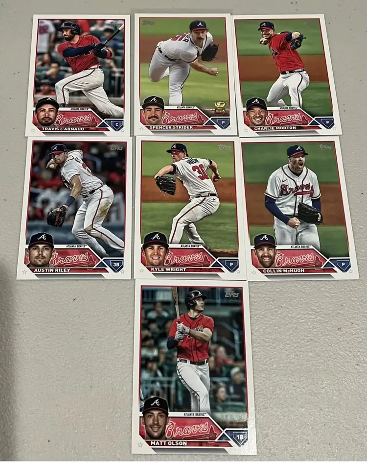 2023 Topps Series 2 Base Card Team Set - Atlanta Braves